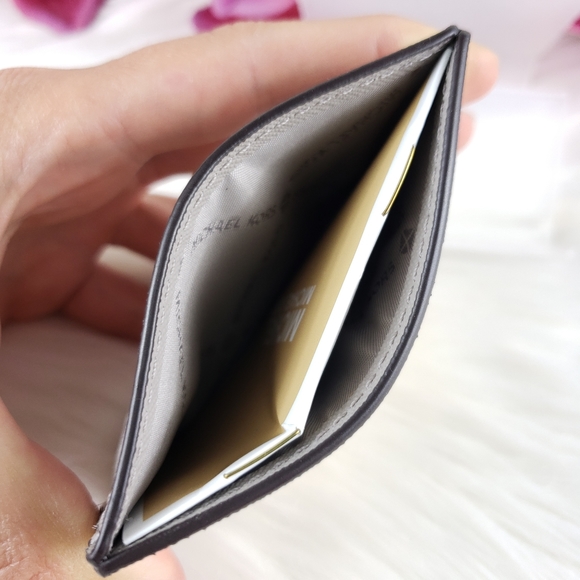 NWT Michael Kors Jet Set card holder bright white - Picture 5 of 6